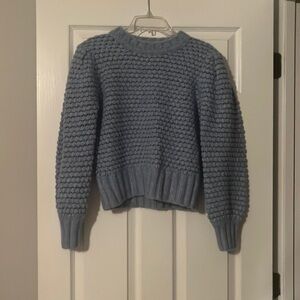 Light Blue Vineyard Vines Popcorn Stitch Sweater